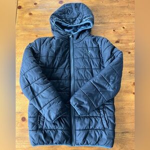 Black Under Armour Boys Pronto Puffer Jacket Mid Weight Sz Youth Medium YMD